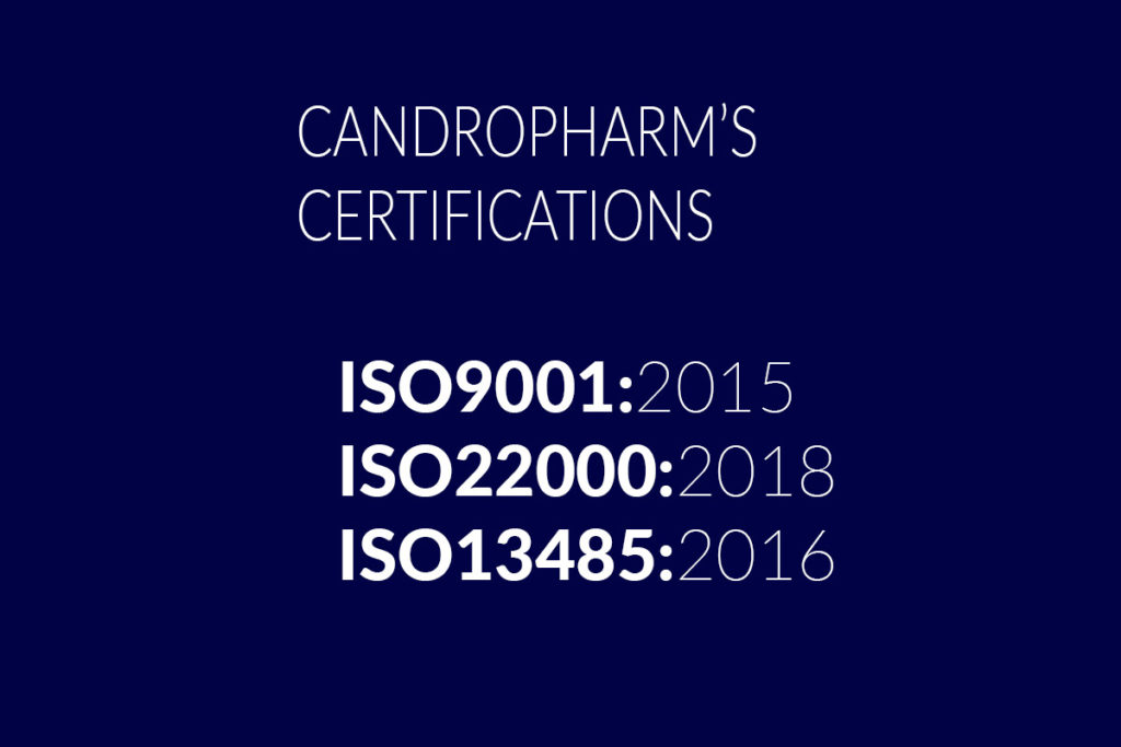 ISO certifications Candropharm