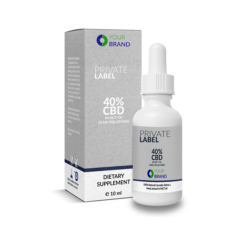 European white and privat label CBD products