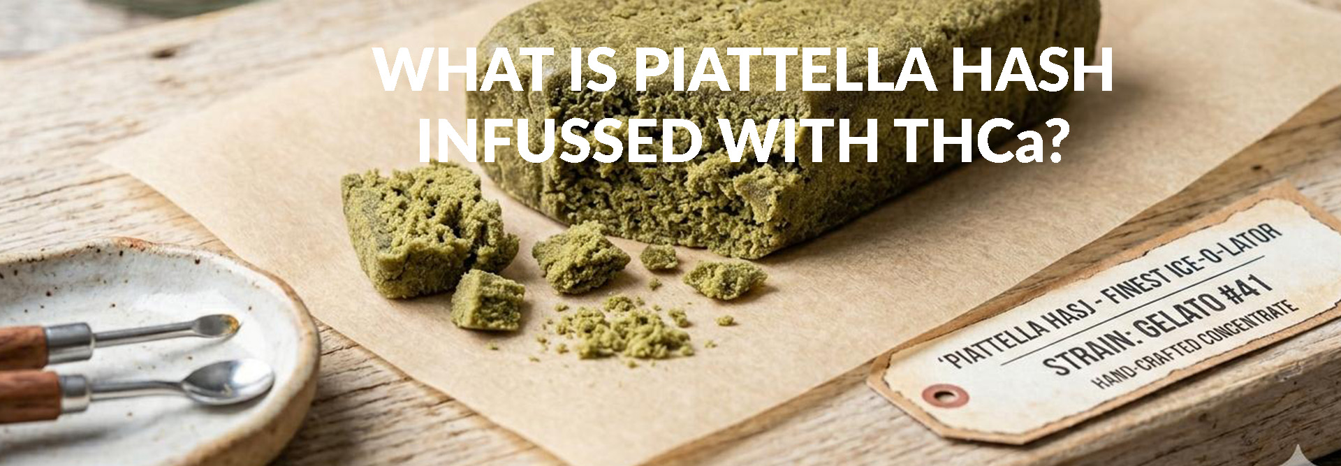 What Is Piattella Hash infused with THCa